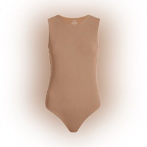 NUUDS Ribbed Crewneck Tank Bodysuit